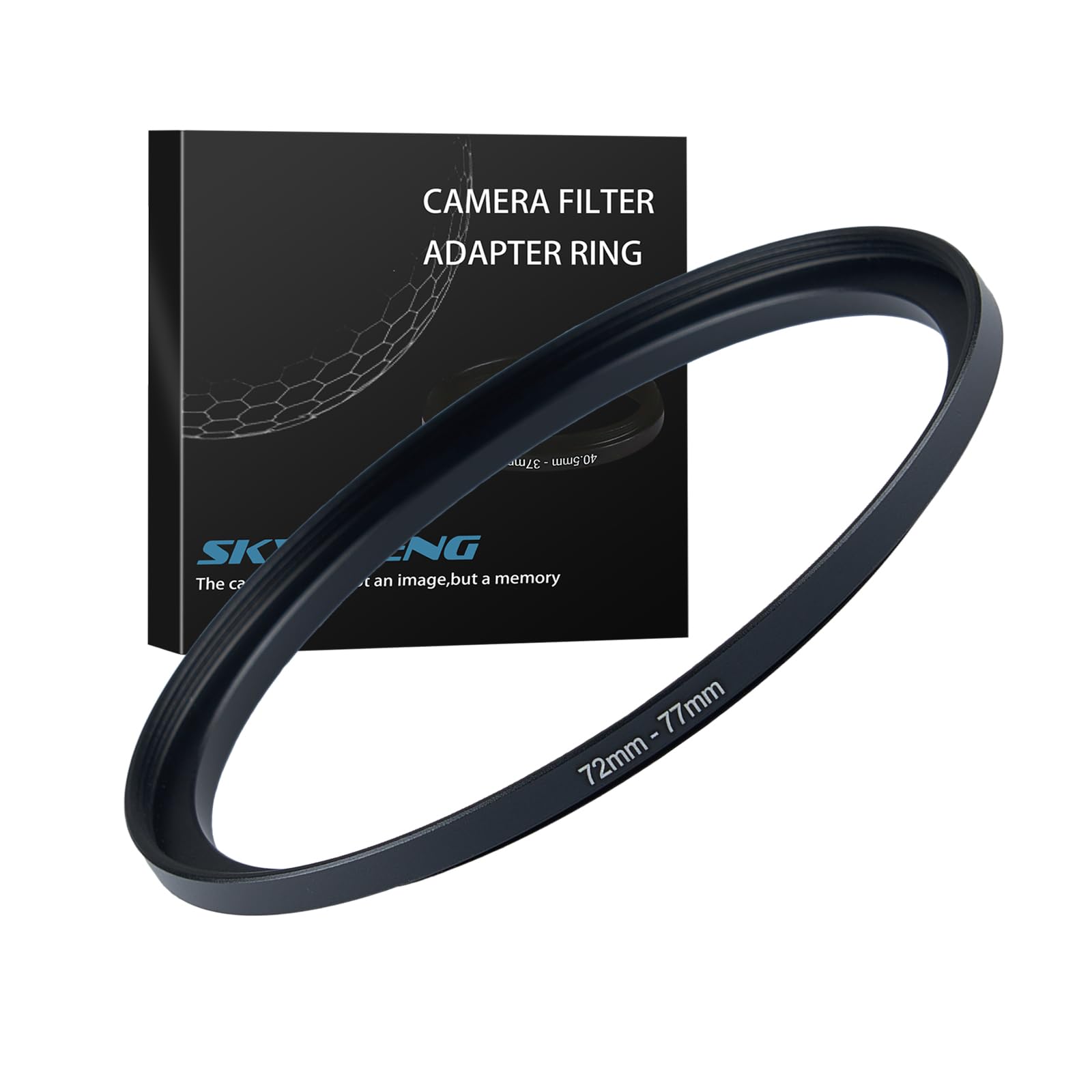 72mm to 77mm Step up Ring Filter Adapter Metal Ring Step up Rings Adapter Filter Compatible with All 77mm UV,CPL,ND,Lens Hood,Threaded Lens ect (72mm to 77mm)