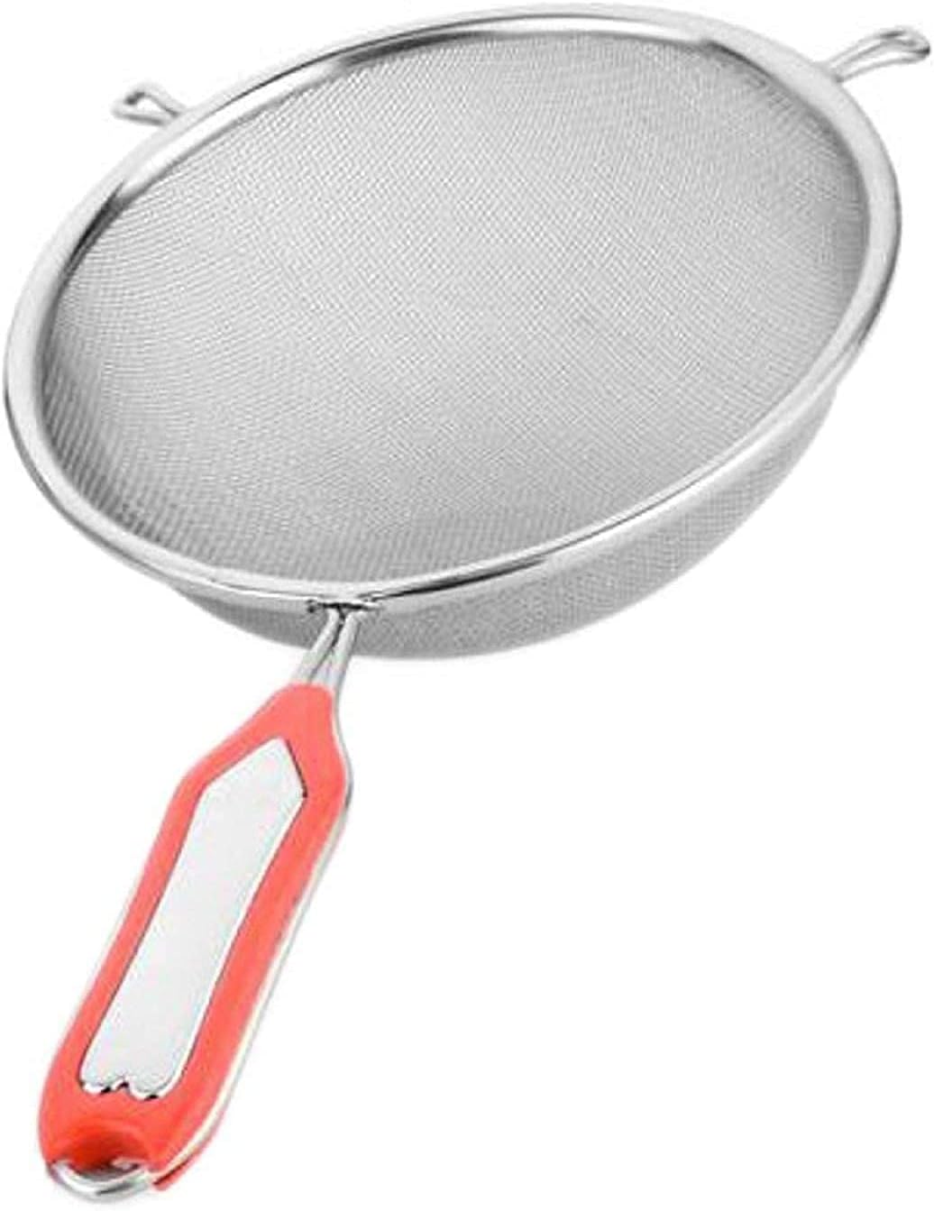 Vallabh Very Heavy Stainless Steel chalni Soup Juice Strainer Big Size channi Liquid Filter, Stainless Steel Soup & Juice Strainer/Liquid Filter (15 cm) Pack of 1