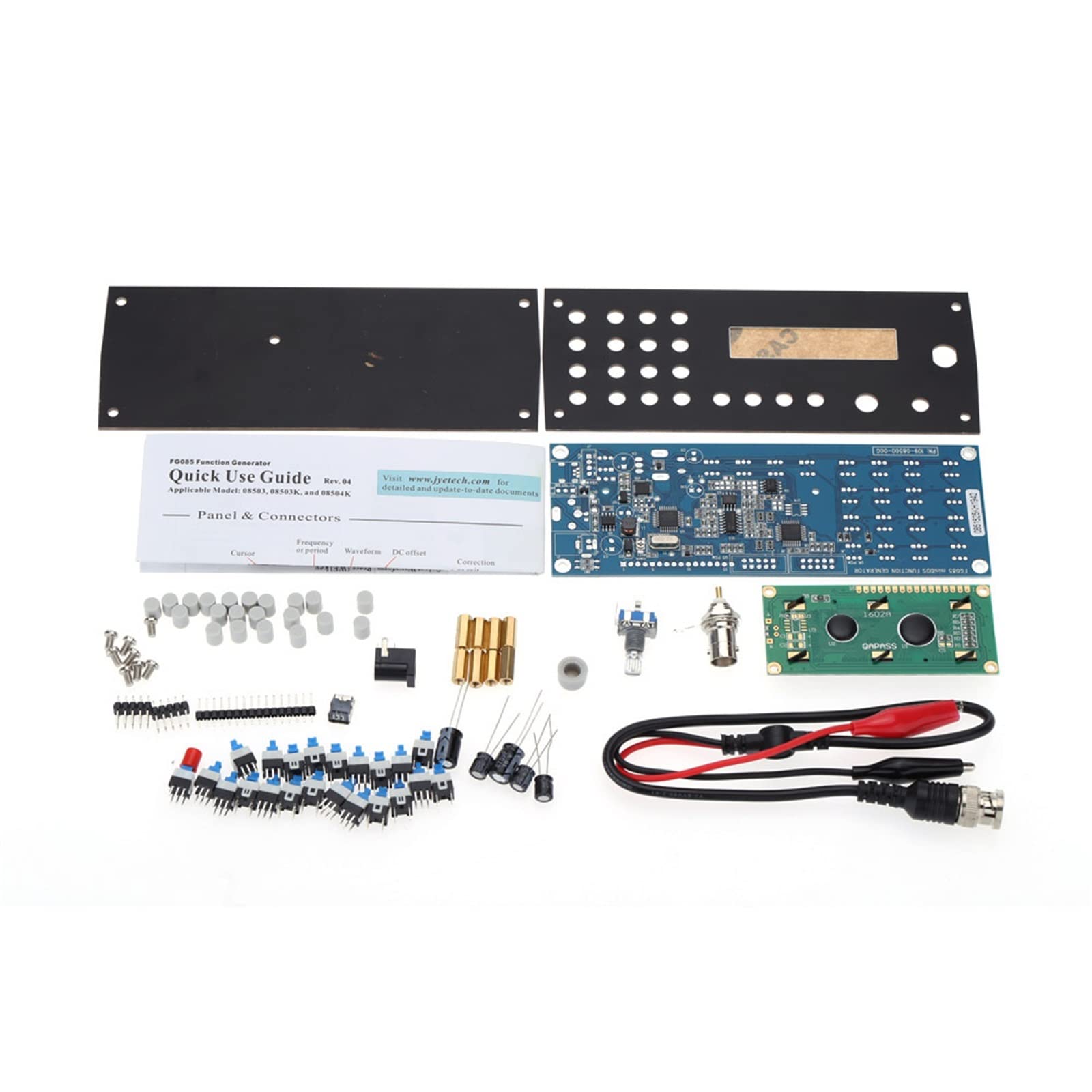 Mini de Machine Portable de Haute qualité Générateur de Signal de Signal de synthèse numérique Générateur de signaux Kit de Bricolage + Panneau Sinon Square Sawtooth Triangle Wave Generador