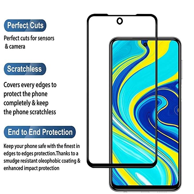 Image of Screen Protector for realme GT NEO 3 (Black) Tempered Glass Edge-to-Edge 6D Screen Guard With Installation Kit