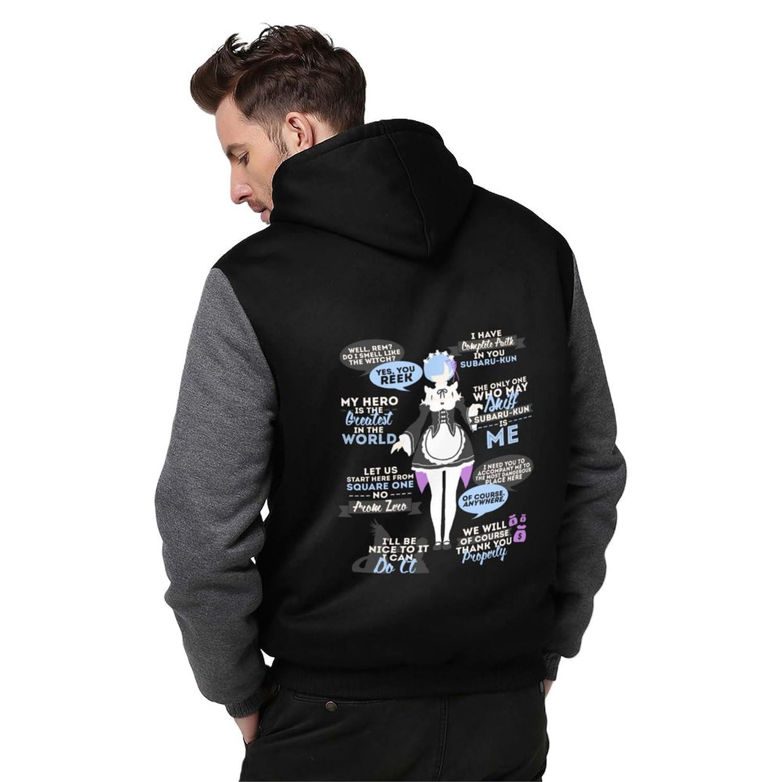 Amazon.co.jp: ジップアップ パーカー Reゼロから始める異世界