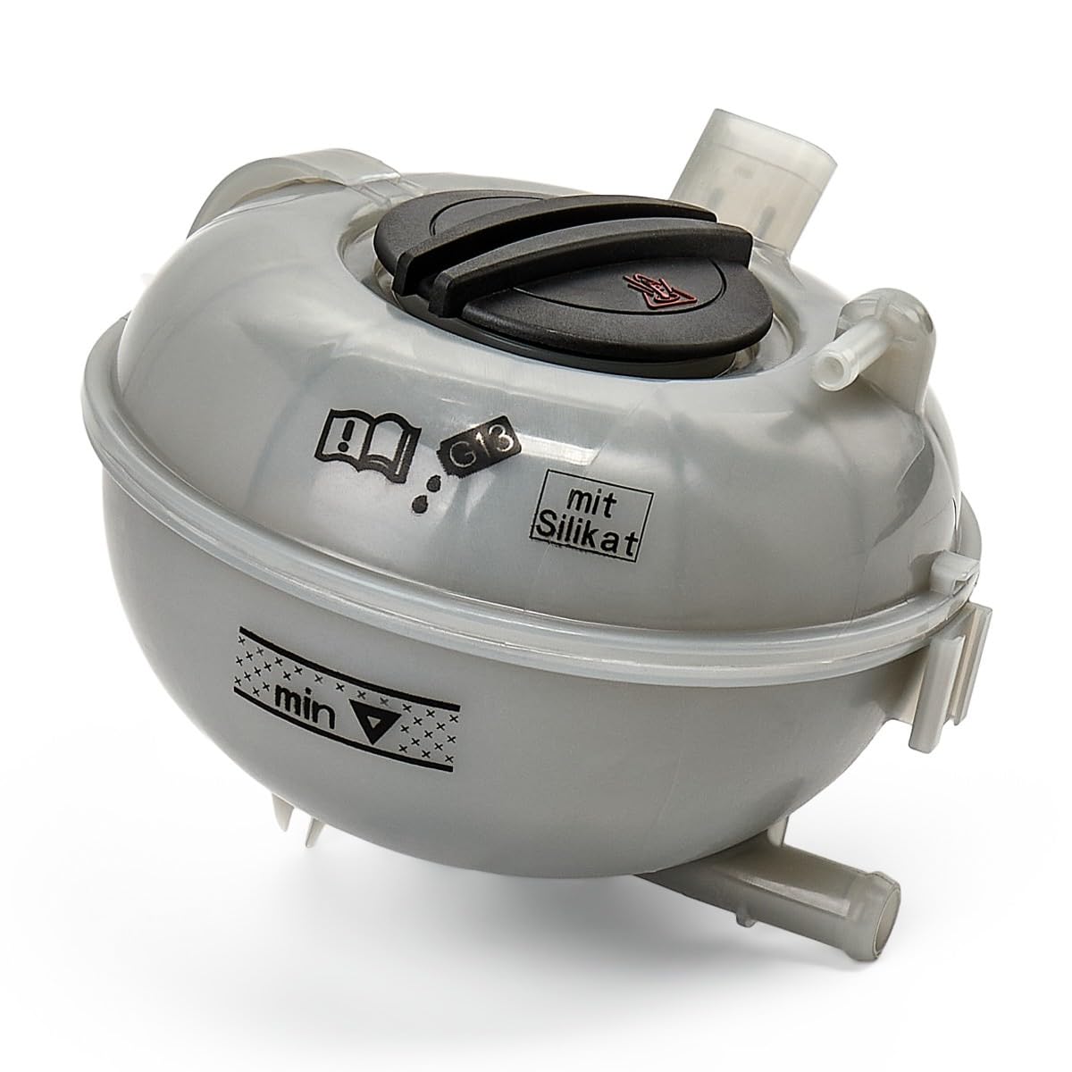 RIDEX 397E0225 Vase d'expansion liquide de refroidissement avec bouchon de fermeture avec capteur Compatible avec VW Golf 7 3/5 portes 5G1, BQ1, BE1, BE2