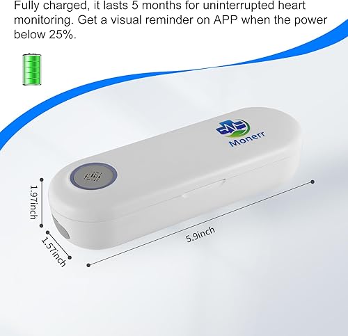 Miniatura 6 de Monitor portátil de ECG  Registre y almacene señales de ECG de una sola derivación  Monitorear y mostrar la frecuencia cardíaca para uso en el