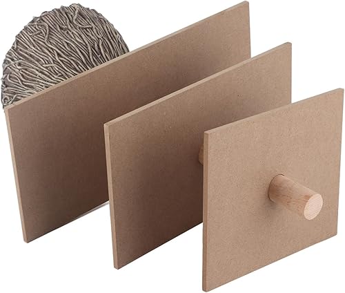 Miniatura 4 de Bandeja de escoba de Halloween, bandeja escalonada para cupcakes, decoración rústica y atractiva de 3 niveles para fiesta de pecadores para cocina