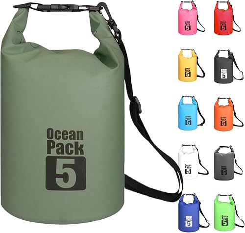 5L Bolsa Estanca,Verde Salvia Bolsa Impermeable Bolsa Seca…