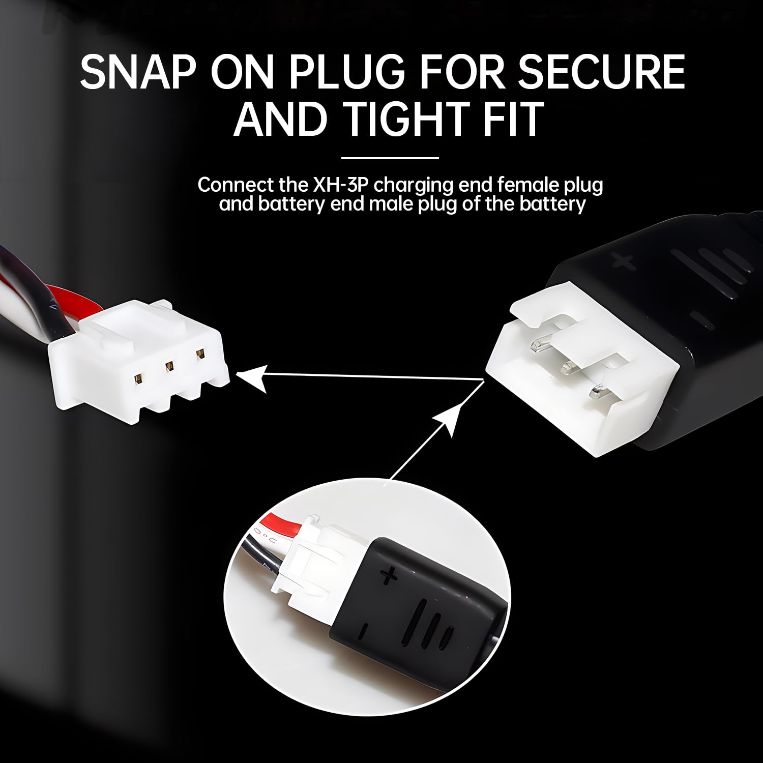 Chargeur USB 7,4 V 2S Lipo 1A – Connecteur XH-3P – Pour RC, Drone, Airsoft – Câble Équilibre