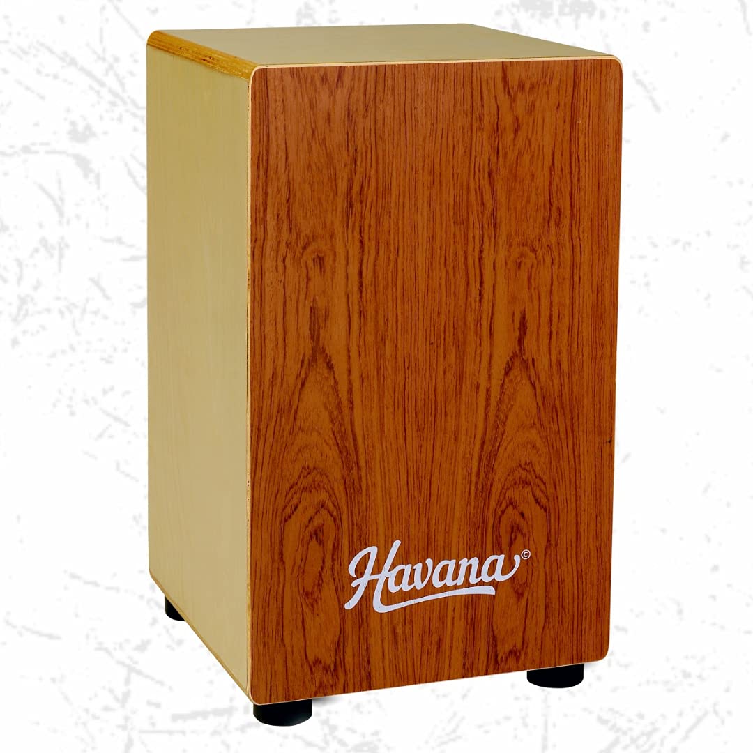 Havana wooden Cajon Natural Finish with string and bell CJ121HL