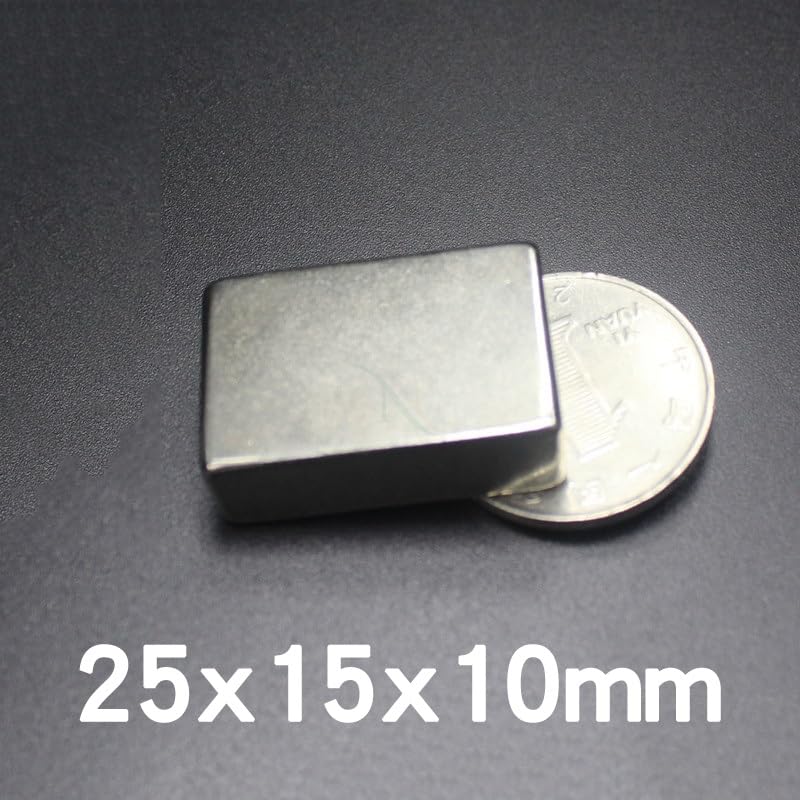 1/2/3pcs 25x15x10mm NdFeB Search Quadrate Stong 25x15x10 mm Neodymium Magnetic 25 * 15 * 10mm Magnet(5pcs)