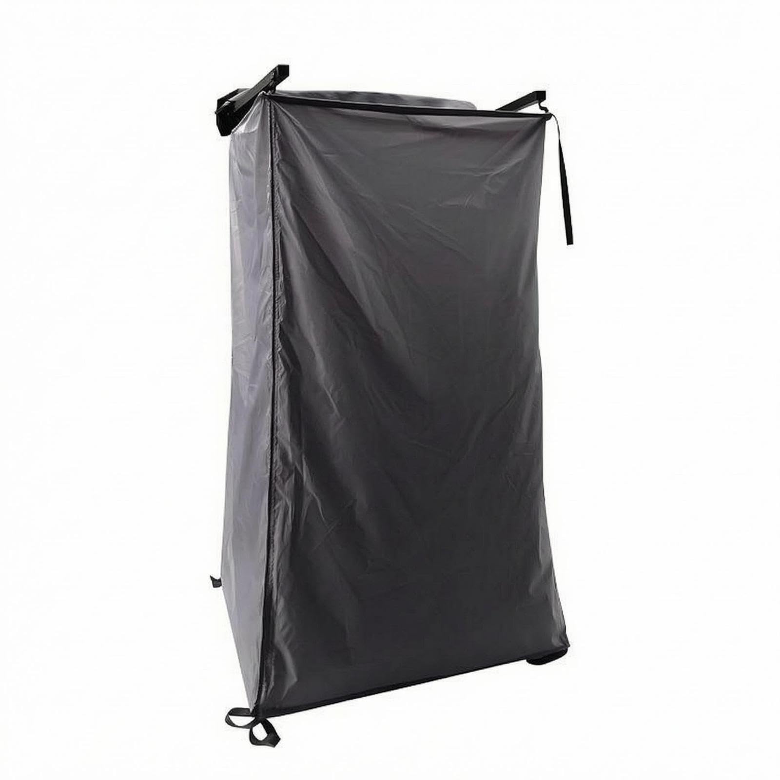 Privacy Changing Cover Waterproof Portable Dressing Shelter Rectangular Sun Cover Changing Tent for Swimming Area, Boat Black-image-28