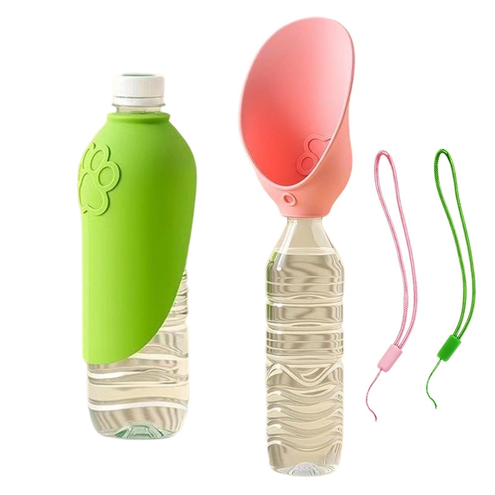 Travel Pet Hydration Cup, Refillable Travel Dog Drinking Container, Silicone Leakproof Pet Drinking Bottle, For Small Medium Large Breeds Hiking