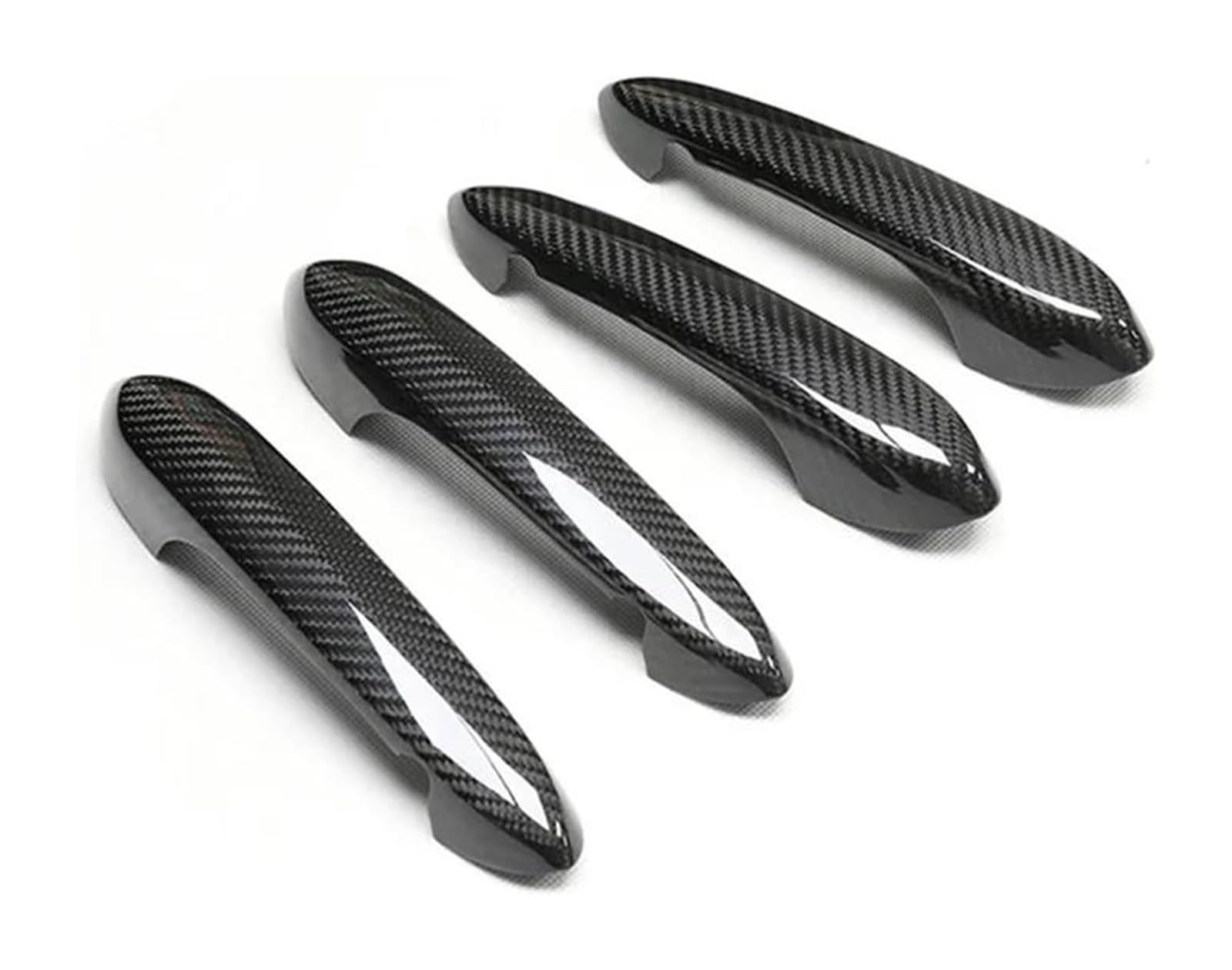 Hckclmbmzw B For G20 G30 G31 G38 G32 G01 G02 G05 G06 X3 X4 X5 X6 X7 Real Carbon Fiber Car Exterior Door Handle Gra Cover Trim Sticker Door Handle Cover(B)