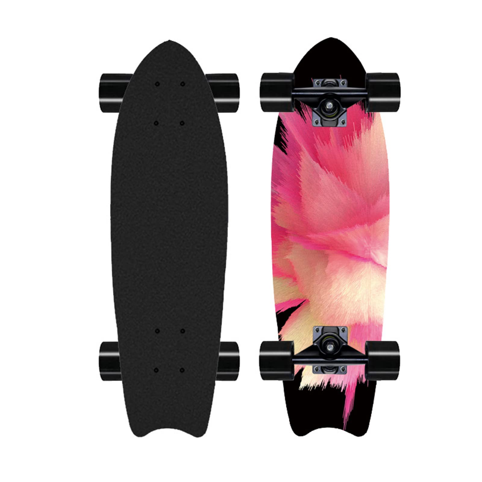 STRGHT グラデーションカラー 木製サーフスケートボード YOW SURFSKATE ヤウ サーフスケート スケボー コンプリート 2023