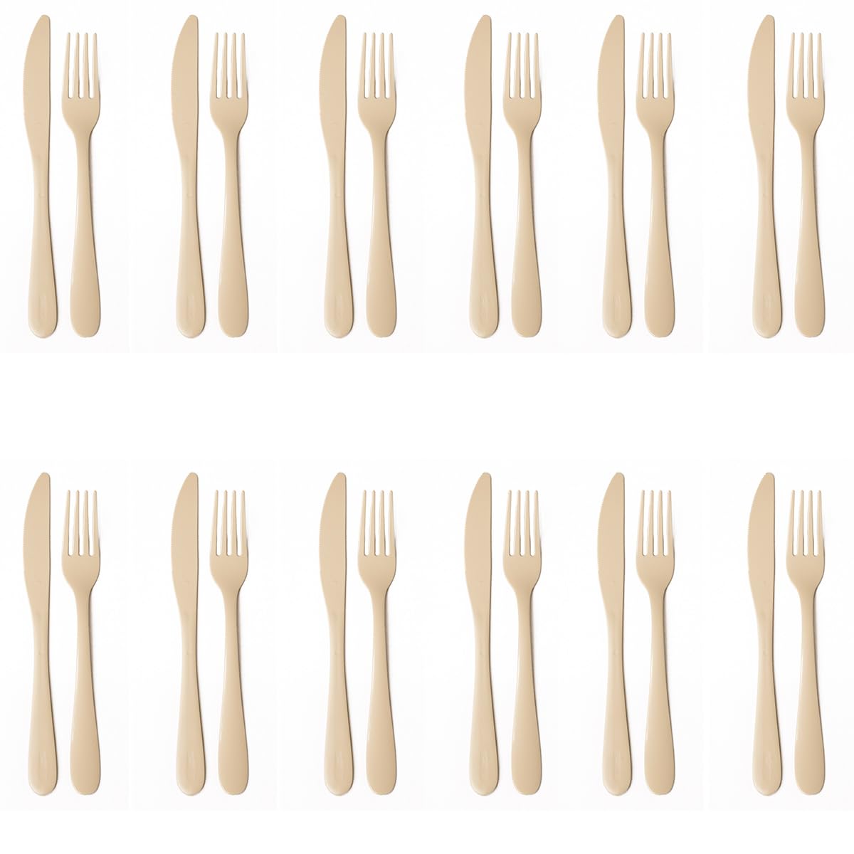 Forchette Riutilizzabili Maqa - 100 Pezzi In Plastica Rigida, 18 Cm, Lavabili