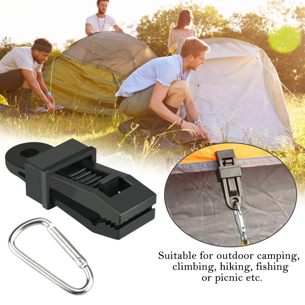 10 Stück Planenclips – Heavy Duty Zeltclips Für Camping, Garten & Outdoor (wiederverwendbar)