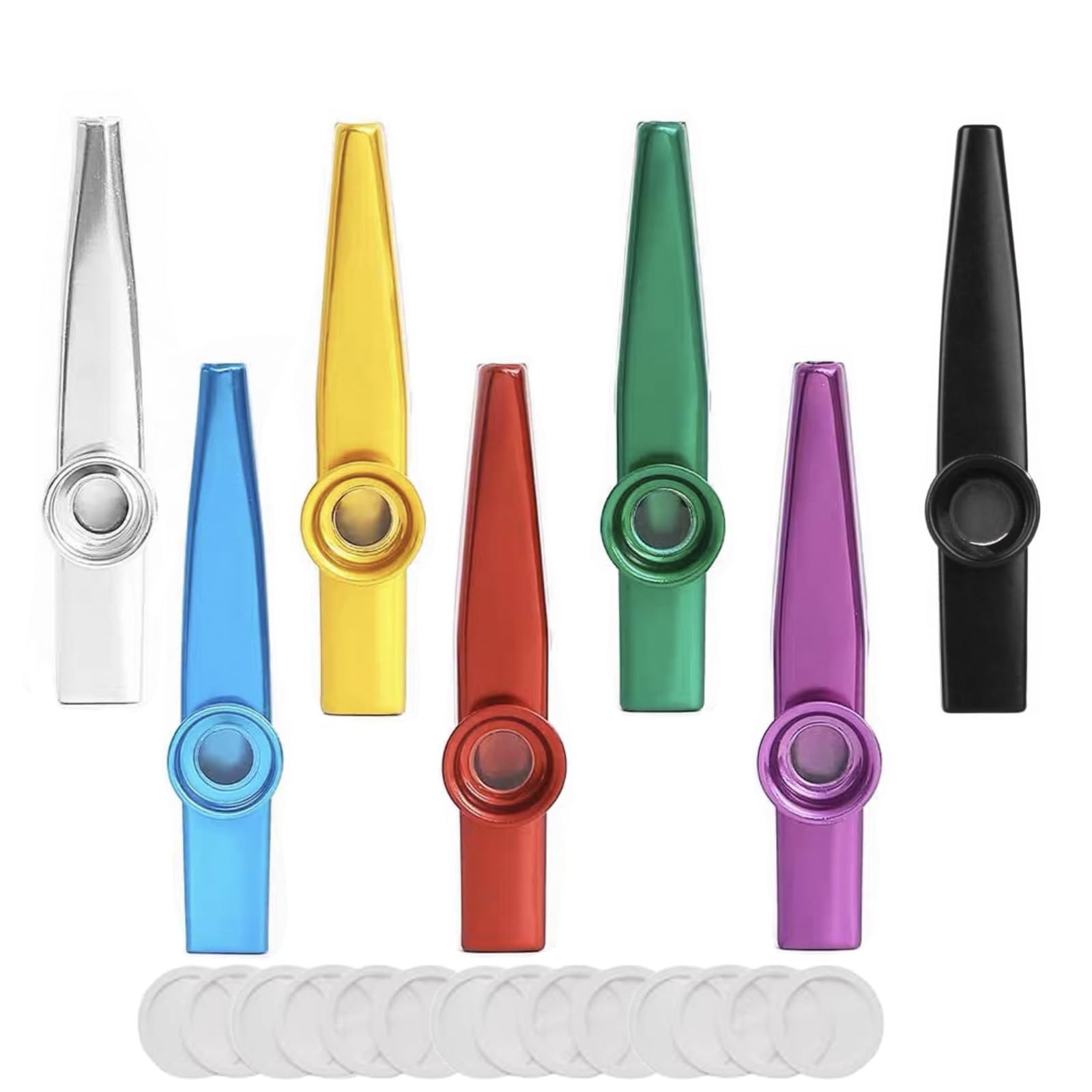 LIANRISES 7pcs Kazoo Instrument Kazoos Multipack