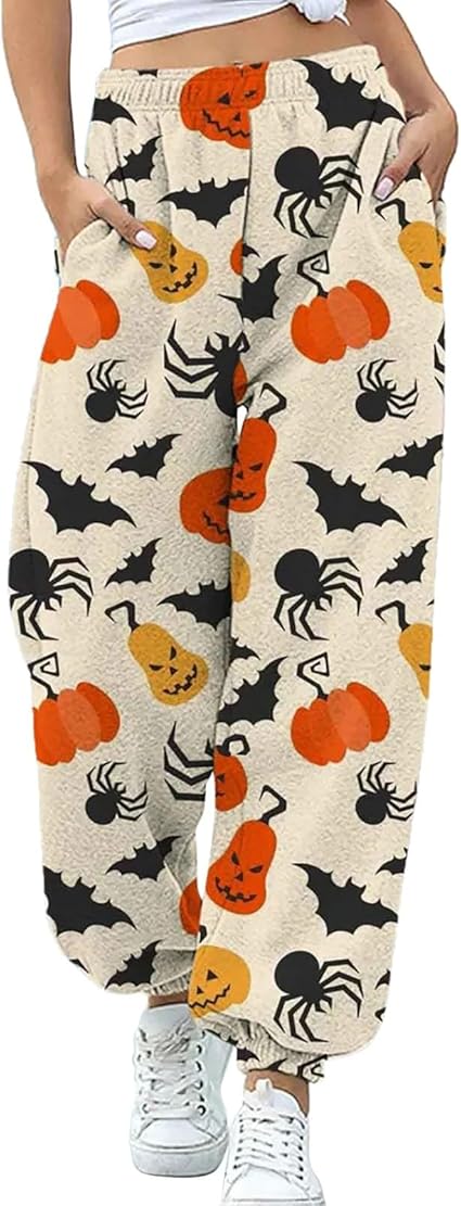 Liaddkv Damen Cargohose Baggy - Elastische Jogginghose Mit Taschen