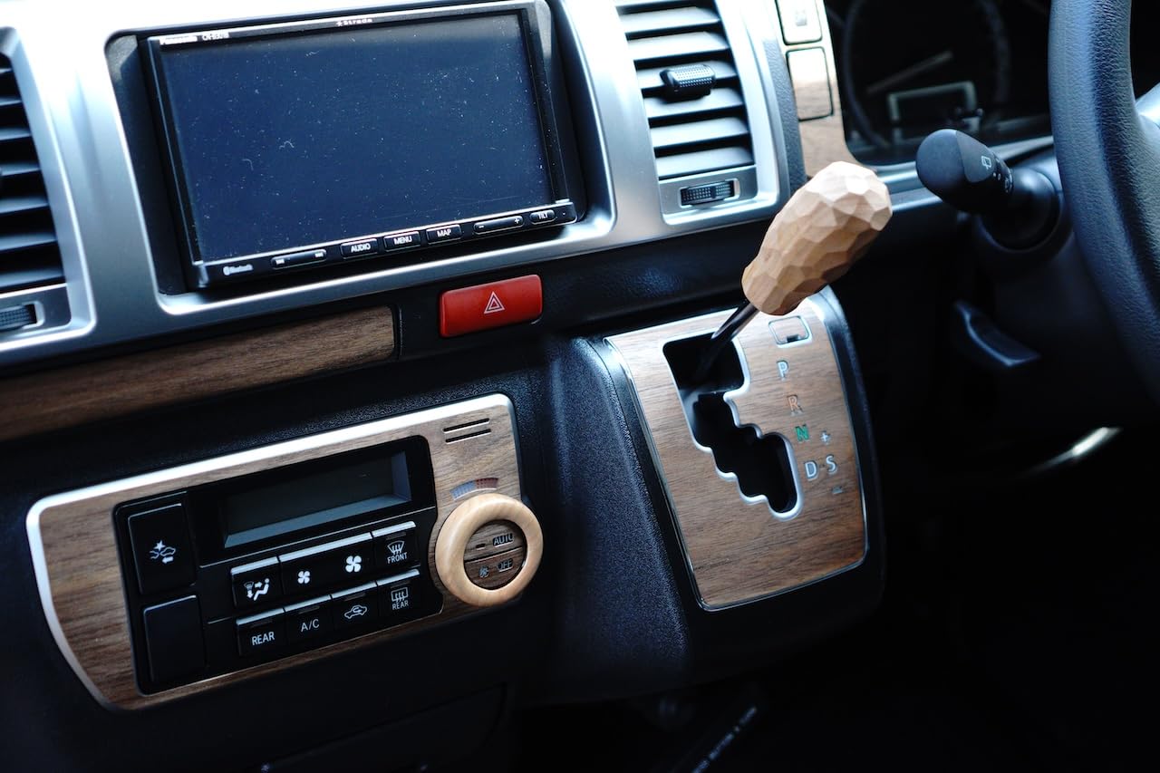 アシモクラフツ　ハイエースシフトレバー アシグリップエースFLEXハイエースシフトノブアシモクラフツ