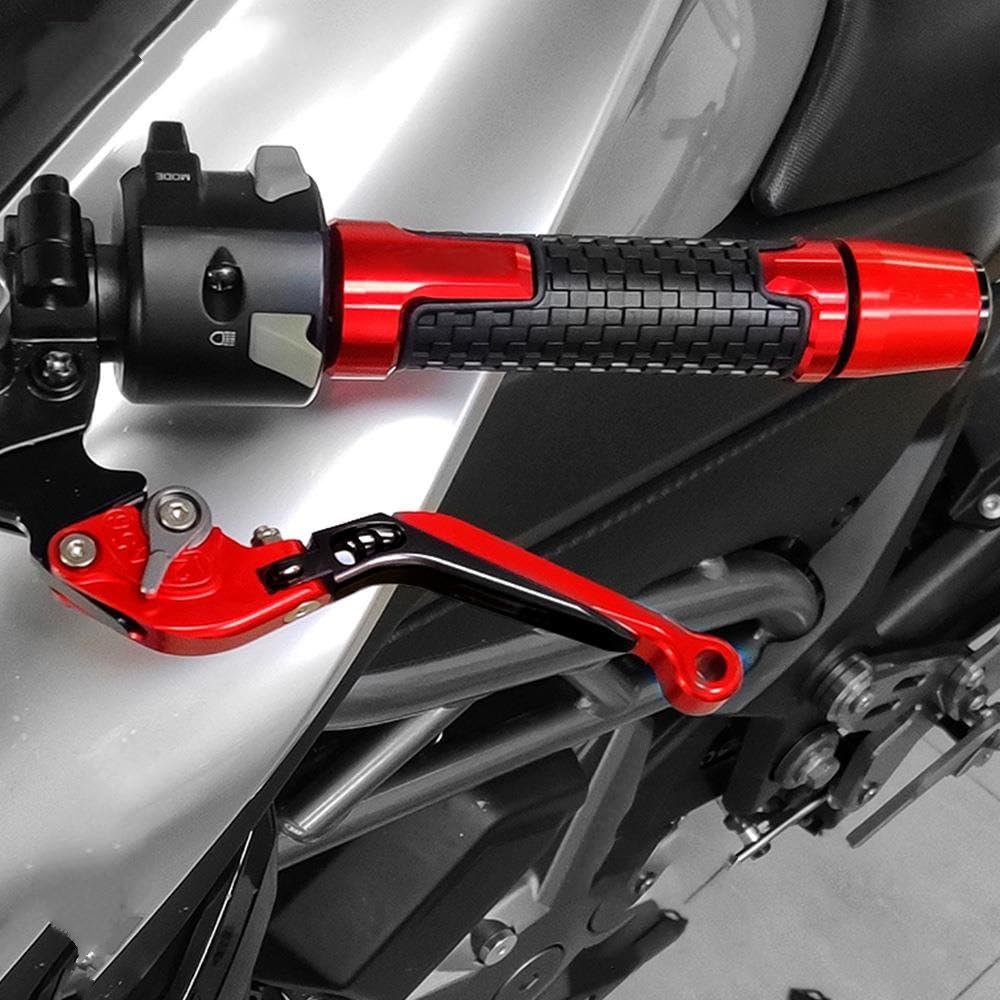PONNYC Frenos Motocicleta Barra Amarre Freno Mano Palancas Embrague Manillar Empuñaduras Mano Extremos para Y&amaha XJ6N XJ6 para Diversion 2009-2015 Moto Embrague Maneta Freno (Color : 11)