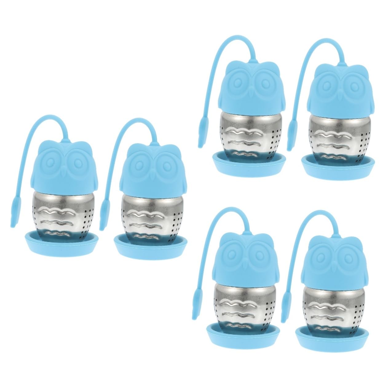 6pièces Infuseur à Thé Silicone Réutilisable Lot De Filtre à Thé Délicat Et Résistant Accessoire Pour Tasses Et Théières