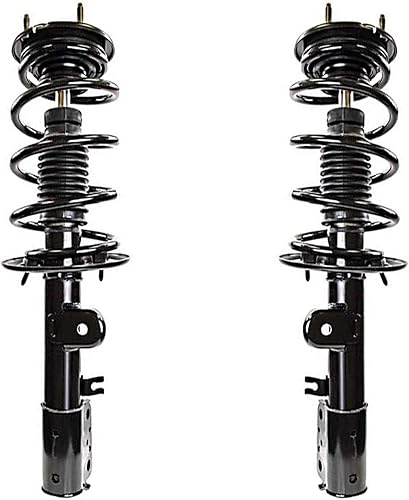 Miniatura 1320 de Detroit Axle - Kit de suspensión delantera de 10 piezas para Chevy Aveo Aveo5 Pontiac G3 Wave 2 Ready Struts Assembly 2 Enlaces de barra