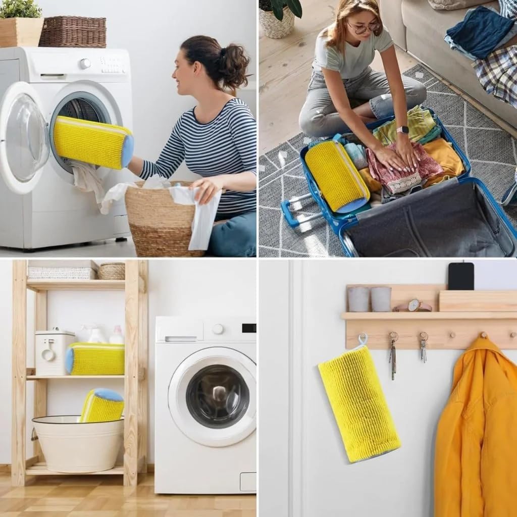 Shoe Washing Machine Bag – Heavy-Duty Reusable Laundry Bag For Sneakers – 360° Deep Clean Protection With Durable Zipper – Ideal For Gym & Athletic Shoes (Pack of 2)
