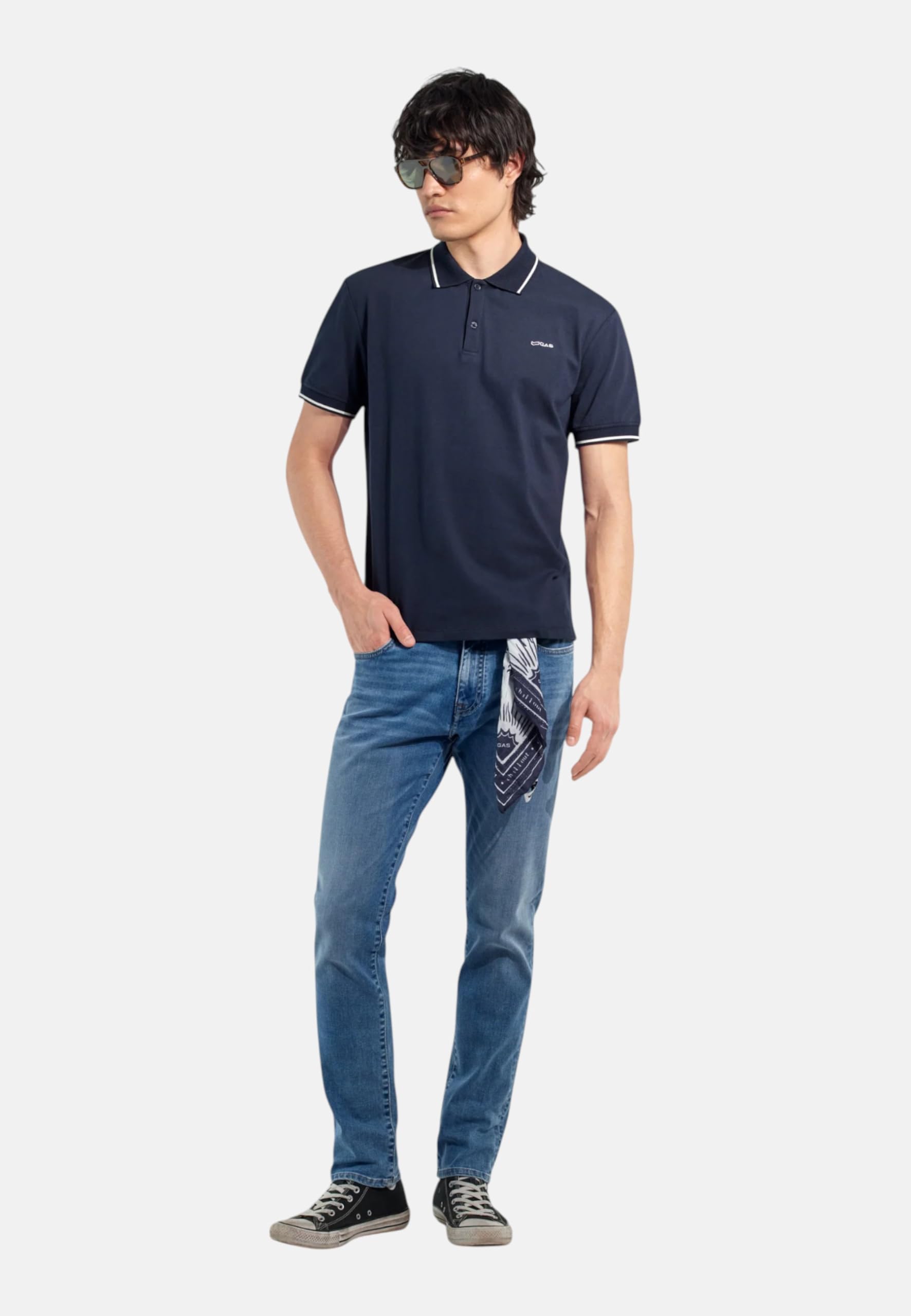 gas Uomo Polo Manica Corta Cotone 310437182888