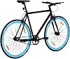 Fixed Gear Bike White and Lightweight Single Speed Bicycle for Urban Commuting and City Riding