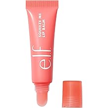e.l.f. Squeeze Me Lip Balm, Moisturizing Lip Balm For A Sheer Tint Of Color, Infused With Hyaluronic Acid, Vegan &amp; Cruelty-free, Strawberry