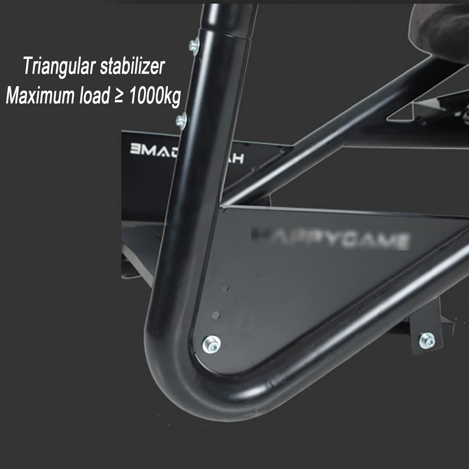 Cockpit simulateur de course, support réglable avec siège de course, mousse de soutien et cuir, design ergonomique pour une expérience de jeu améliorée