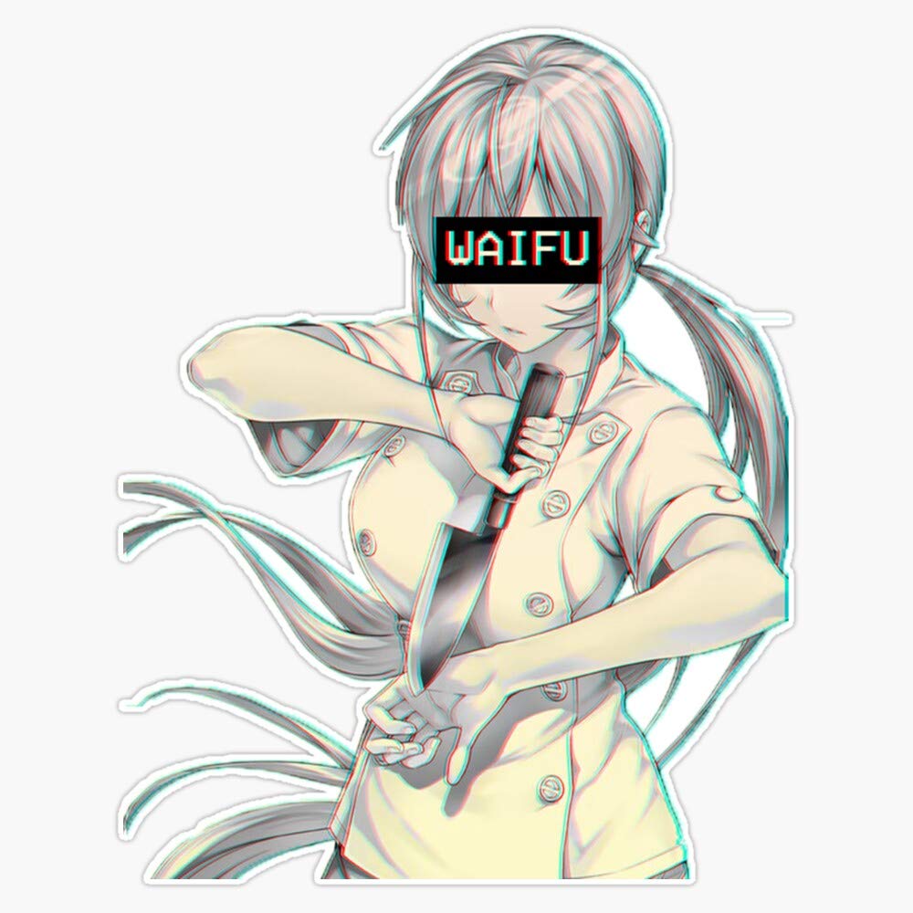 Nakiri Erina - Waifu Sticker Vinyl Bumper Sticker Decal Waterproof 5"