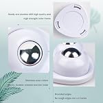 Mini Casters 12Pcs 360° Rotation Self Adhesive Caster Wheels for Kitchen Counter Furniture Stainless Steel