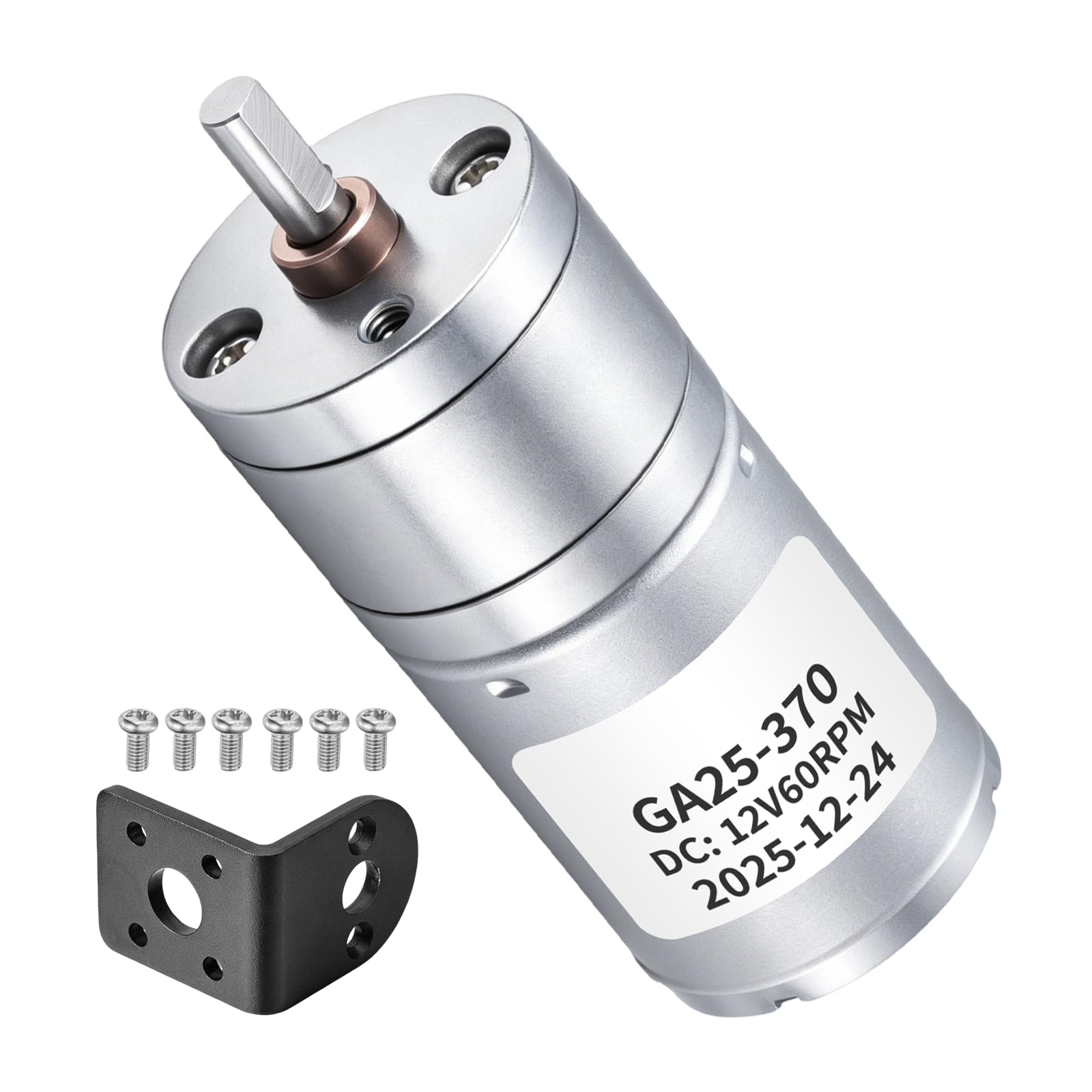 Moteur à engrenages CC 12V 60 tr/min réduction de couple pour perceuse électrique