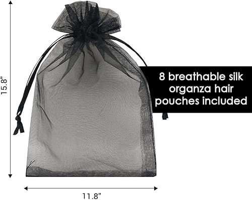 Miniatura 3 de TreeHouse London Estuche de viaje de fieltro transpirable XL y bolsa de almacenamiento de hilo, contenedor y tapa plegables, 11 pulgadas de alto,