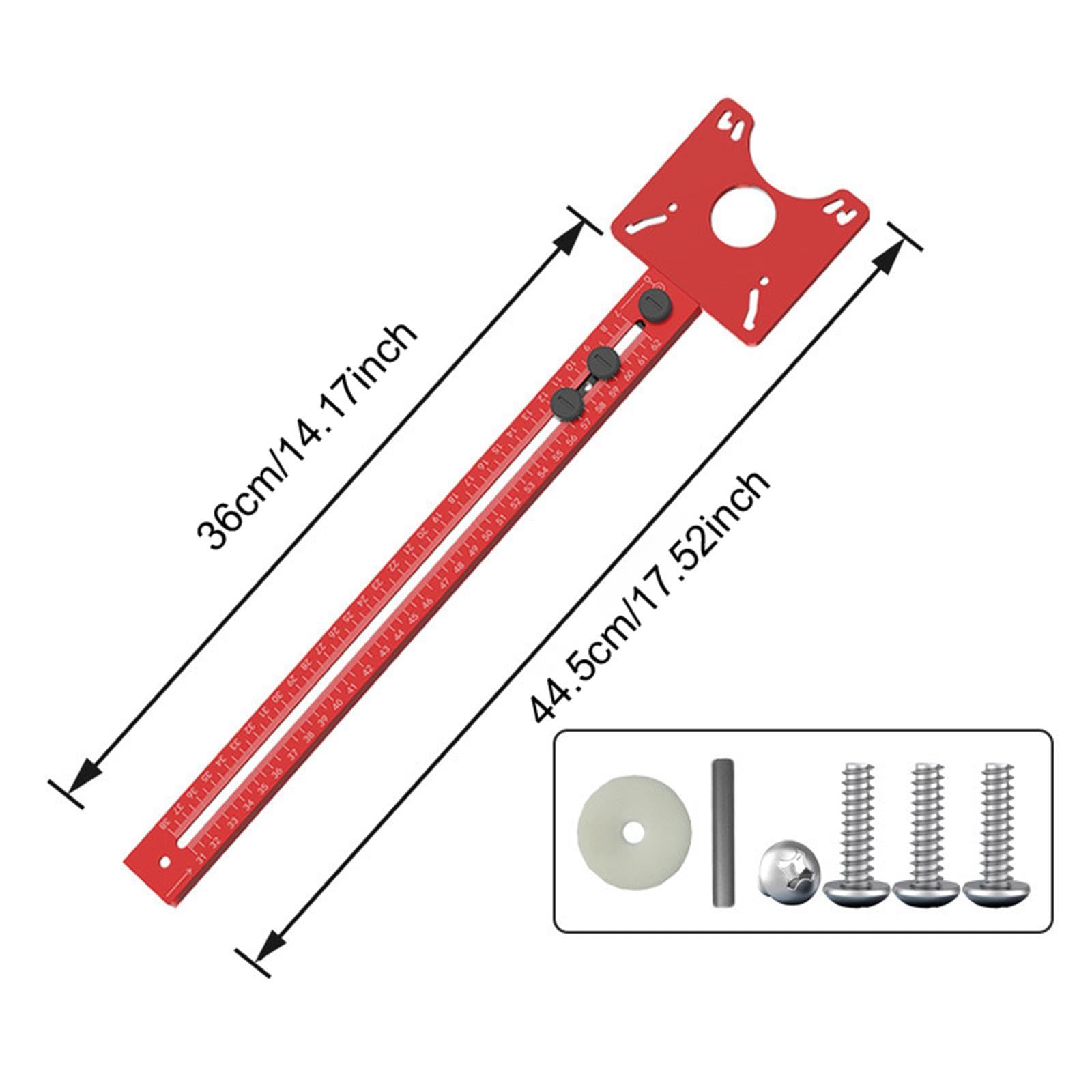 Kit Maschera di Taglio Circolare per fresatrice Flip Board Versatile per Strumento Professionale per la Lavorazione del Legno (Style A)