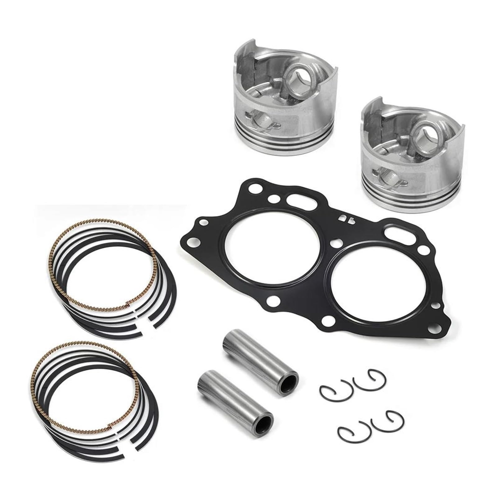 Kit De Pistones, Aros Y Juntas para Carrito Golf A Gasolina para TXT 4 Tiempos (295 CC), Motor MCI Fuji Robin (1991-2008) — OEM 26607-G01, 26608-G01, 4570
