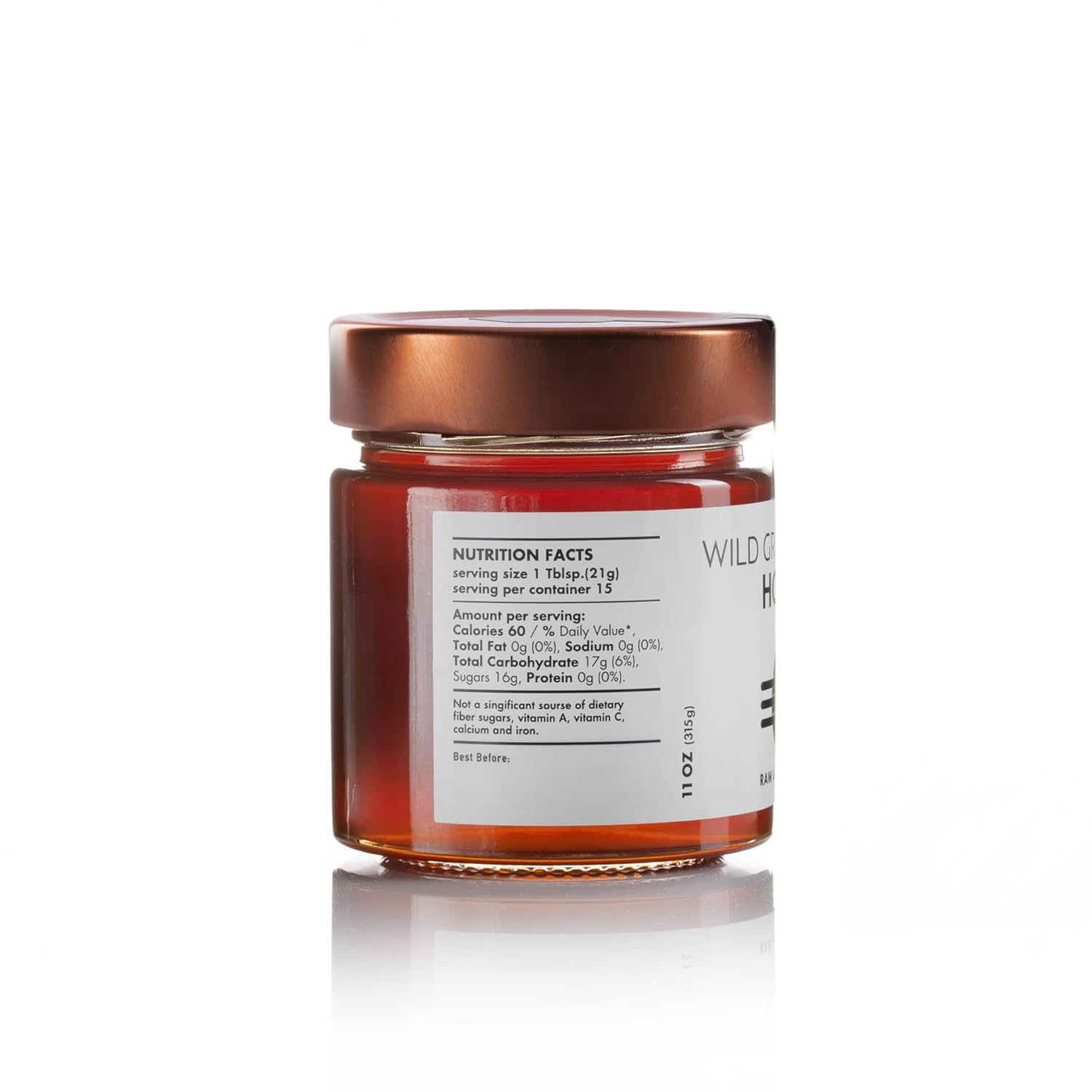 Laconic Foods | Wild Forest Honey | Raw Greek Honeydew Honey from Pine, Oak, Chestnut Trees & Wild Flowers | 315g