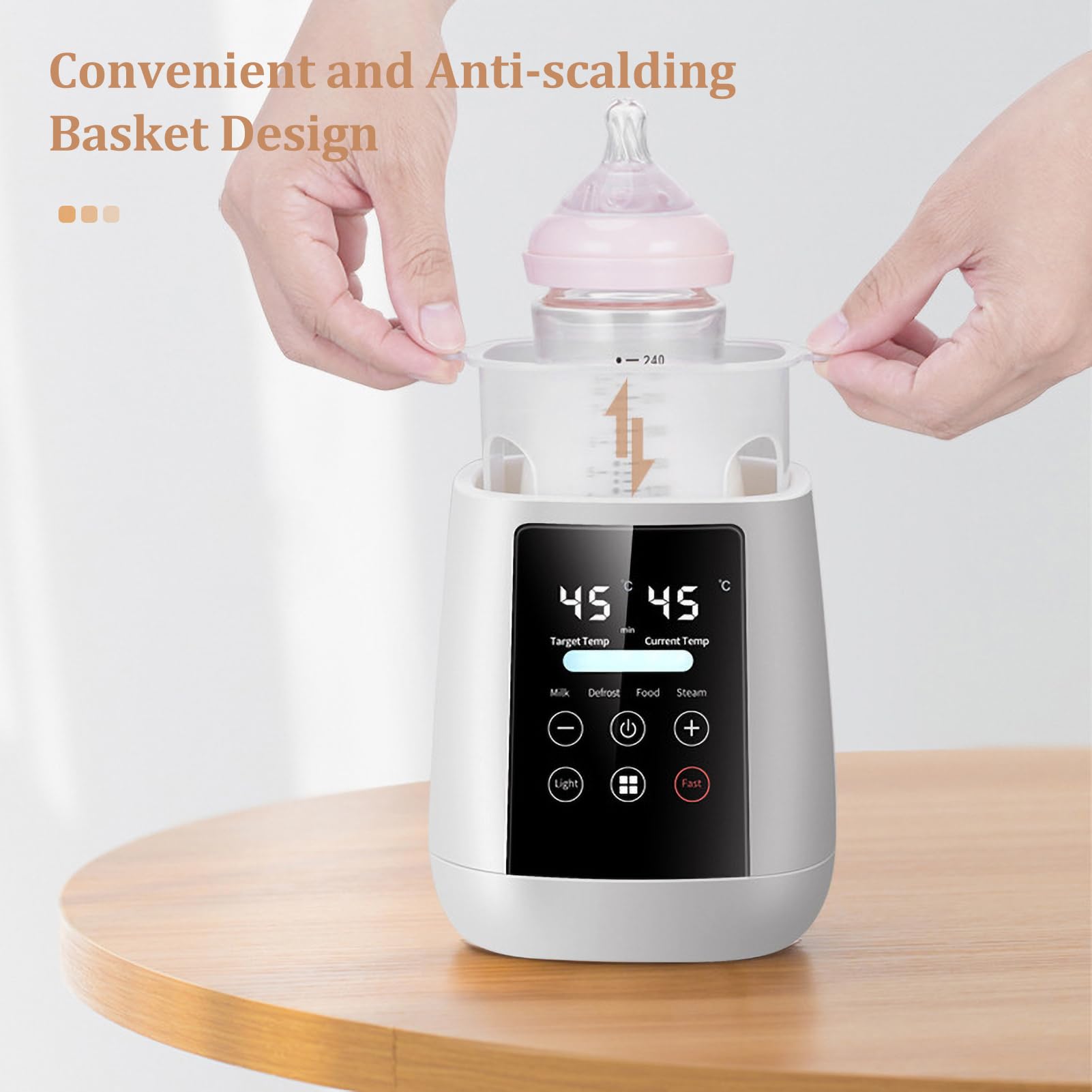 Calentador de botellas para bebés, Calentador de leche para bebés Apagado | automático | Calentador de alimentos para bebés, calentador de biberones rápido y multifuncional, para leche materna