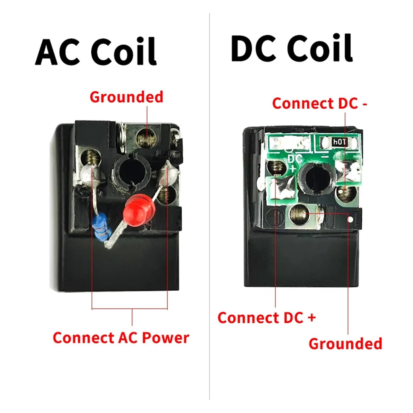 1 szt. cewka elektromagnetyczna serii 3V 4V DC12V DV24V AC24V AC110V AC220V 2V025/3V110/3V210/3V310/3V410/4V110 3V210 cewka DC24V (3v210 cewka, AC 220 V (Terminal))