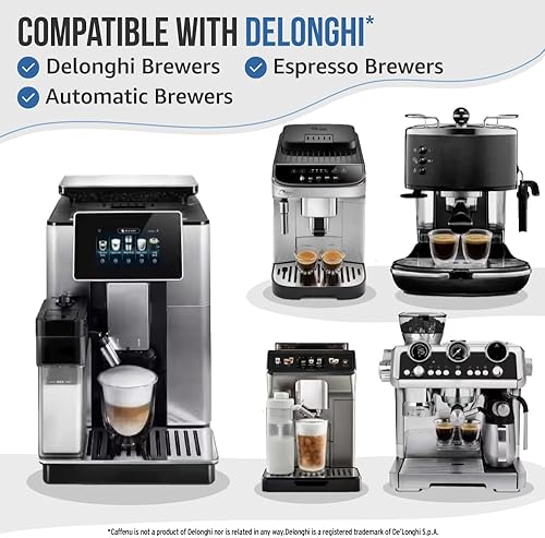 Miniatura 7 de Caffenu Tabletas de limpieza compatibles con máquinas de café Delonghi, 10 unidades, 0.05 onzas cada una