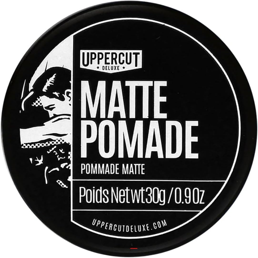 Matte Pomade Midi, Medium Hold, Matte Finish Water Based Matte Hair Styling Product Easy Wash Out, No Residue, 0.9 oz / 30g