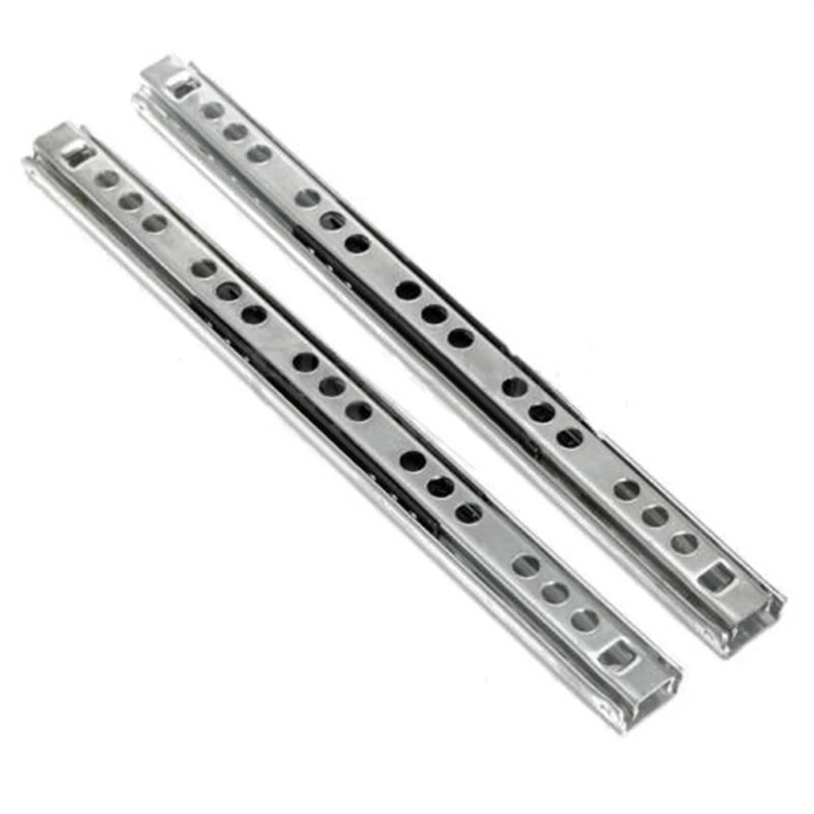 Guide Per Cassetti 8-16 Inches Stainless Steel Drawer Slides Soft Close Track Rail Sliding 2-Section Cabinet Furniture Hardware Per Cucina(16 inch)