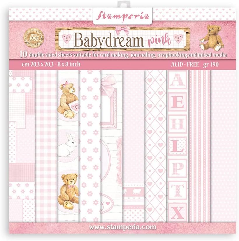 Blocco Scrapbooking Wonderland - 10 Fogli 20,3x20,3 Cm, Carta Double-Side Senza Acidi - Foto 9