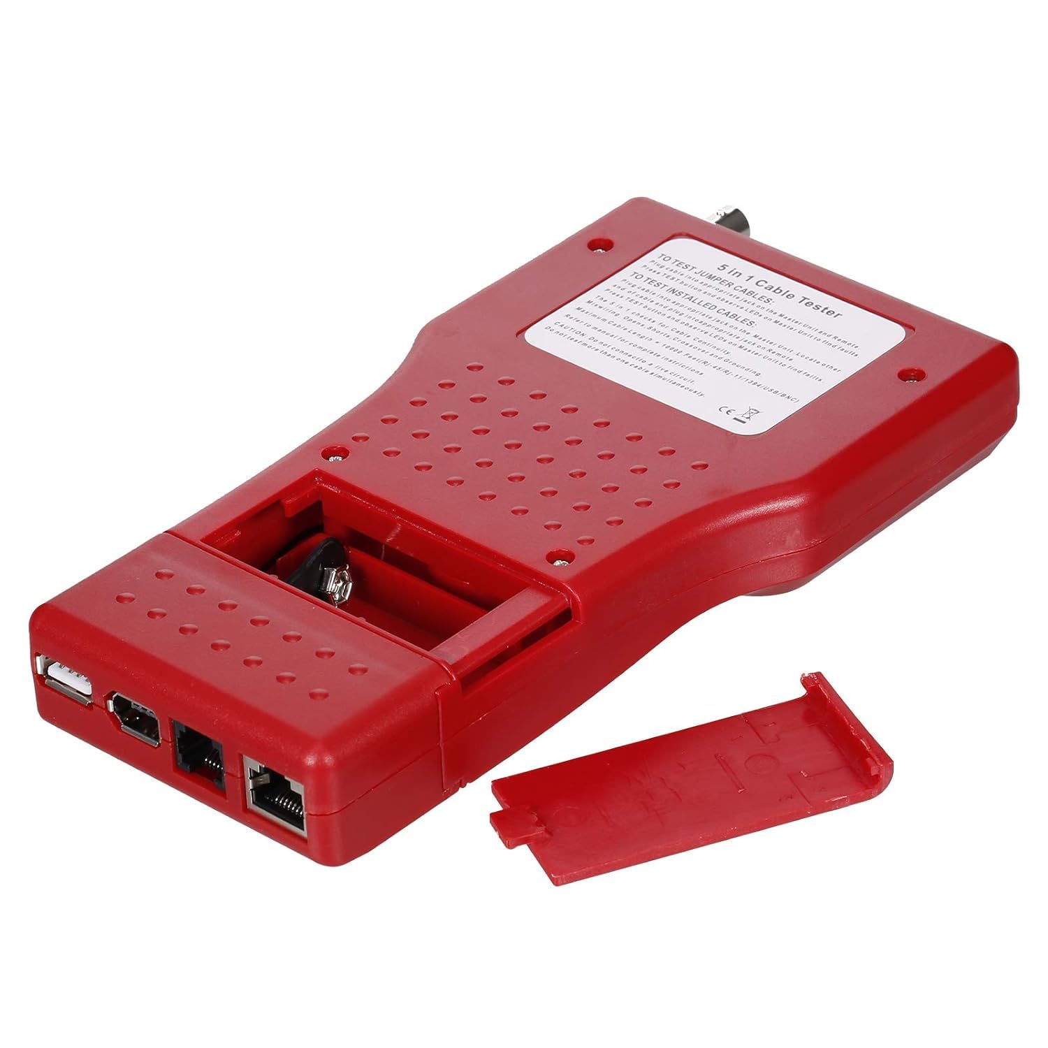 XIKKART 5 In 1 Multi-Functional Network Cable Tester RJ45/RJ11/USB/BNC/IEEE1394 USB BNC Lan Cable Tester Cat5 Cat6 Cat7 Wire line Tester with Remote Unit Multipurpose. 4