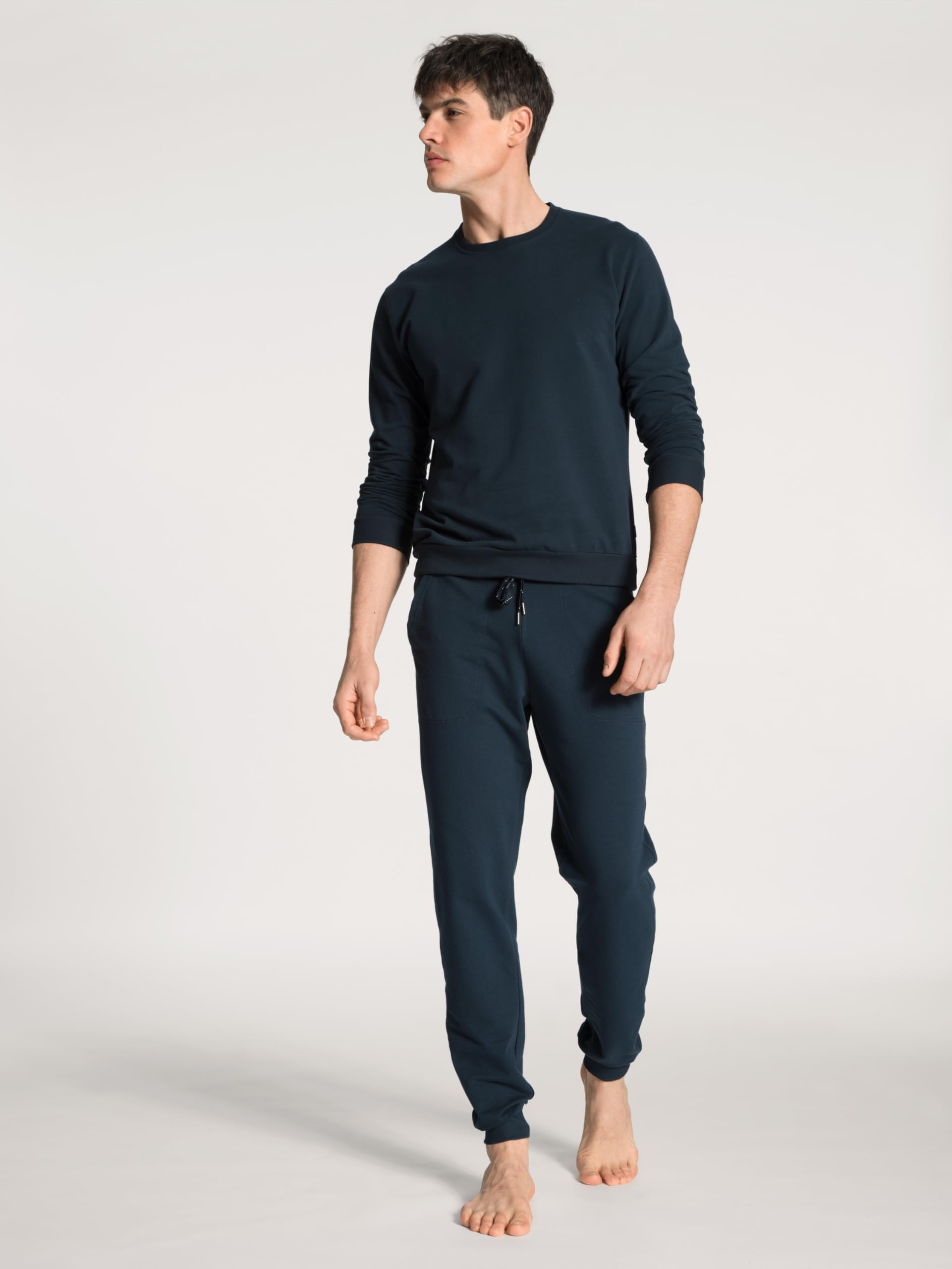 CALIDA Herren Remix Basic Lounge Langarmshirt (1er Pack)