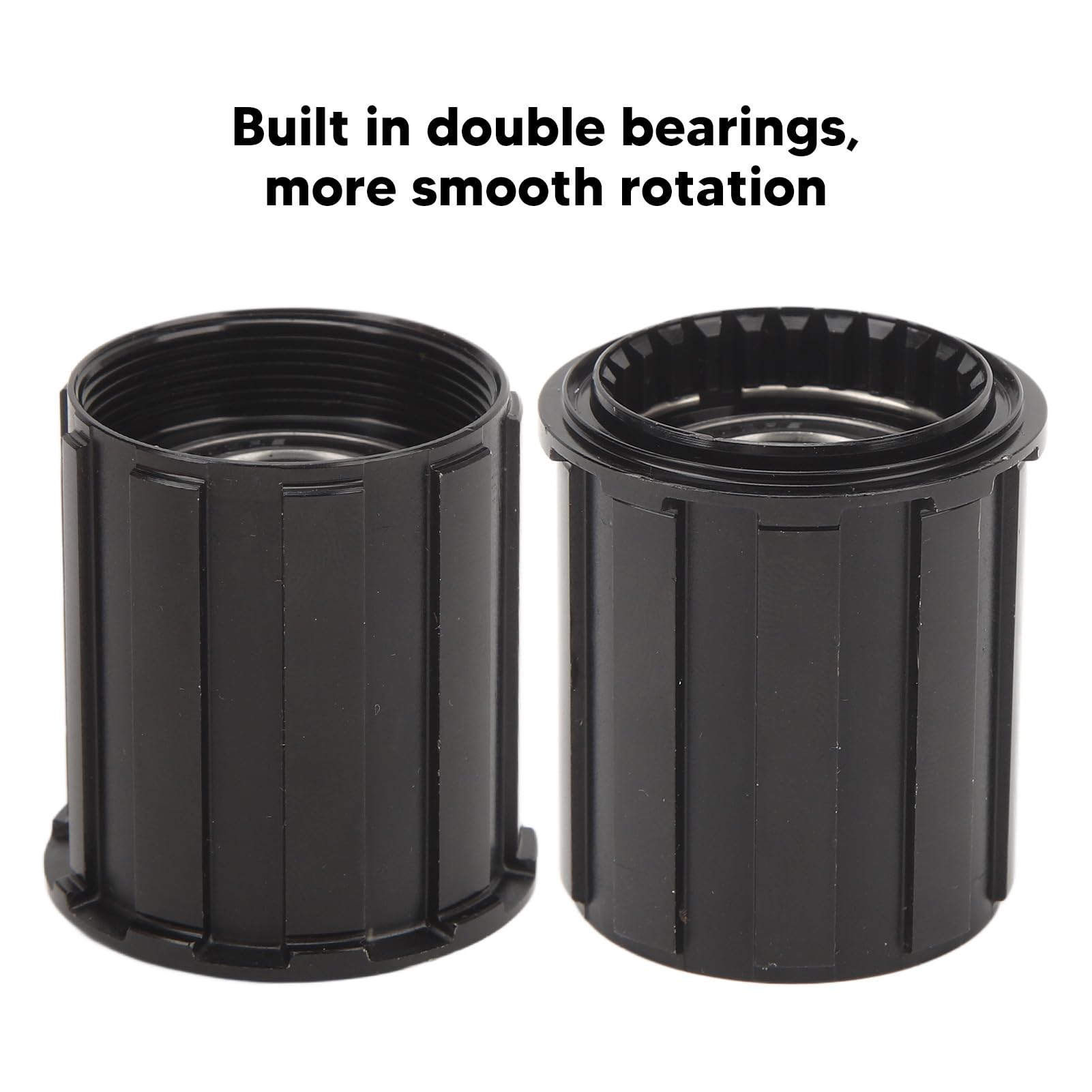 Jauarta Bike Freehub Body Aluminum Alloy 11 Speed Ratchet System Two Bearing Cassette Freewheel Body Replacement for Road Mountain Bike