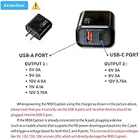 Vista 5 de PAINTAUDIO MIDI Captain Controlador de Pie Multi-Efectos Teclados Sintetizador USB-MIDI software musical Bias con Función de Motor de Tiempo