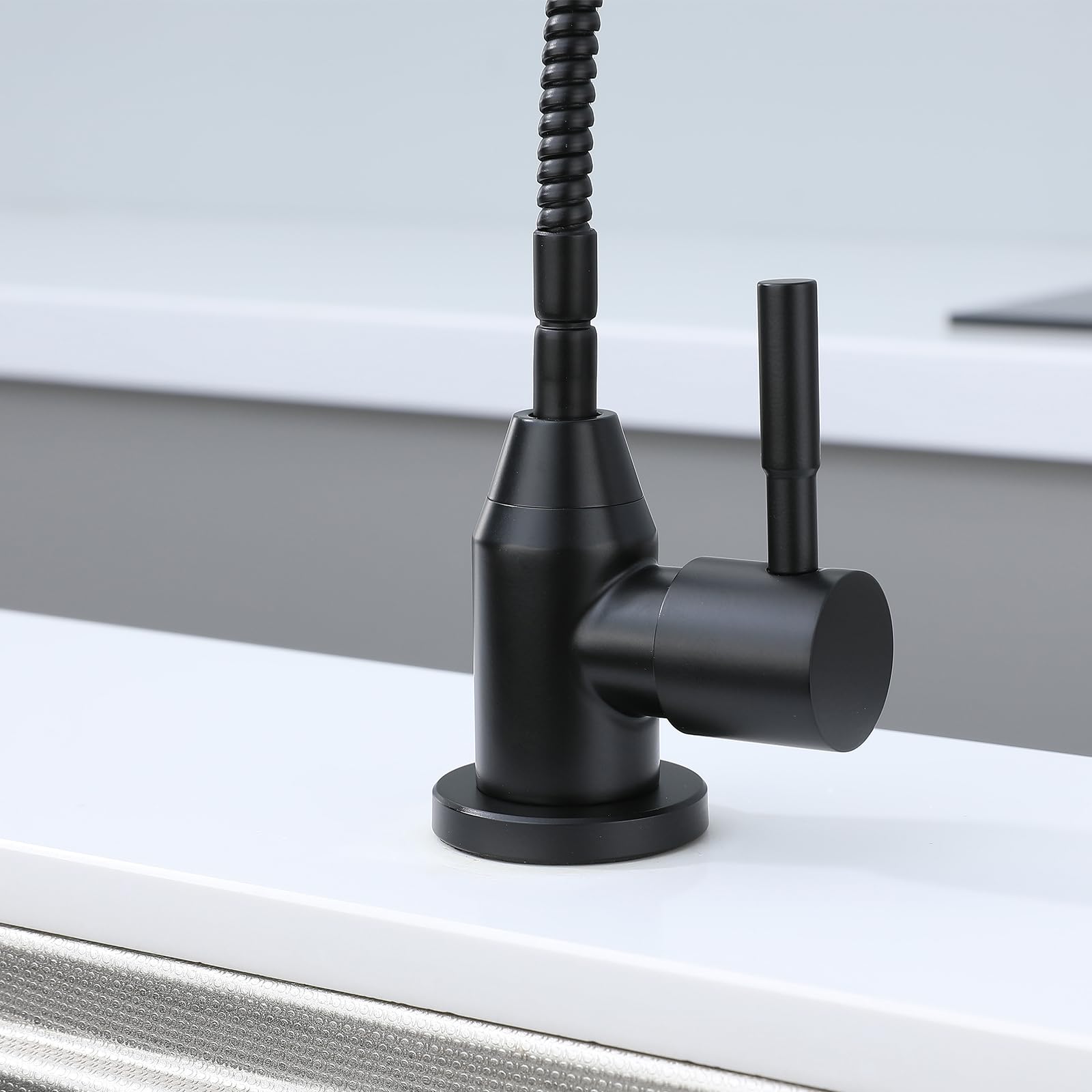 Robinet Osmoseur Eau Froide Uniquement Robinet d'eau Osmoseur 1 Voie Noir