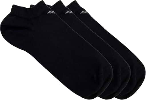 Emporio Armani Confezione da 3 Calzini per Scarpe Uomo