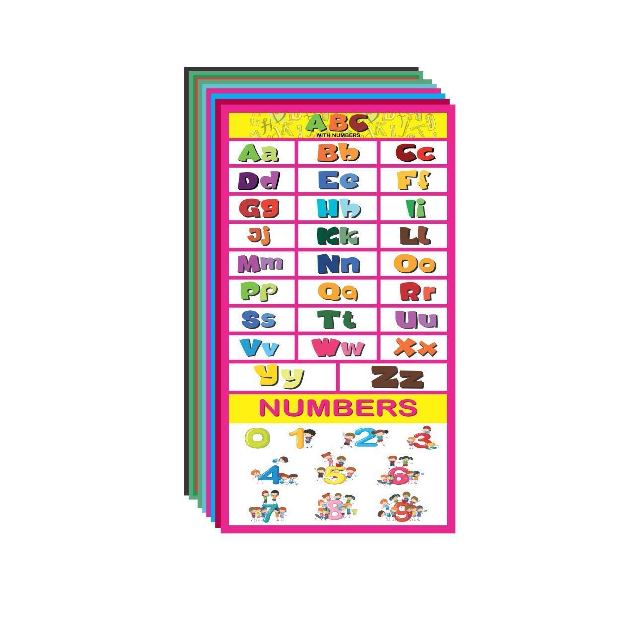 PAPER PLANE DESIGN Childrens Early Learning Educational Posters Set of 10 - (12 in x 18 inch) - Thick Paper with Tape - Unframed (B07QMT14P7) Amazon Price History, Amazon Price Tracker