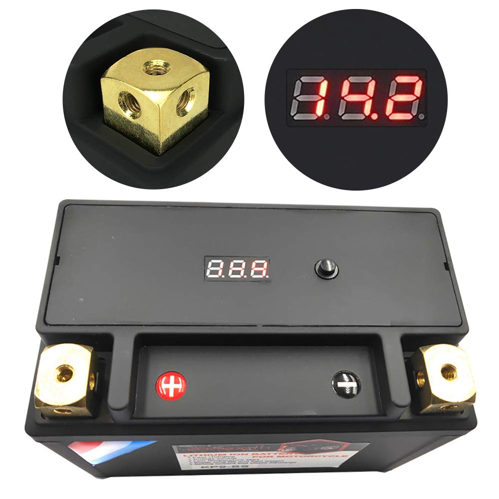 Amazon | KP9-BS LiFePO4オートバイバッテリーリン酸リチウムイオン